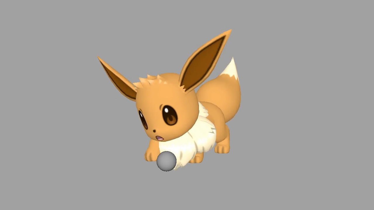 Eevee_可爱小球互动