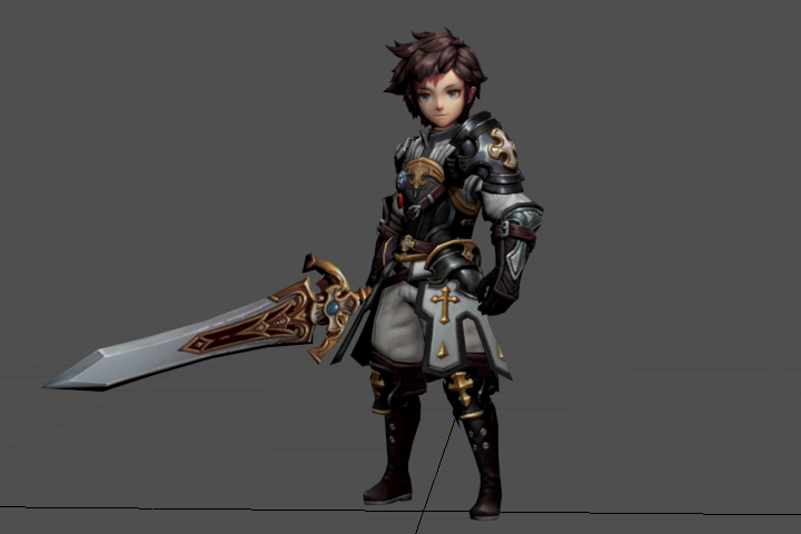 Soldier_向前挥横劈