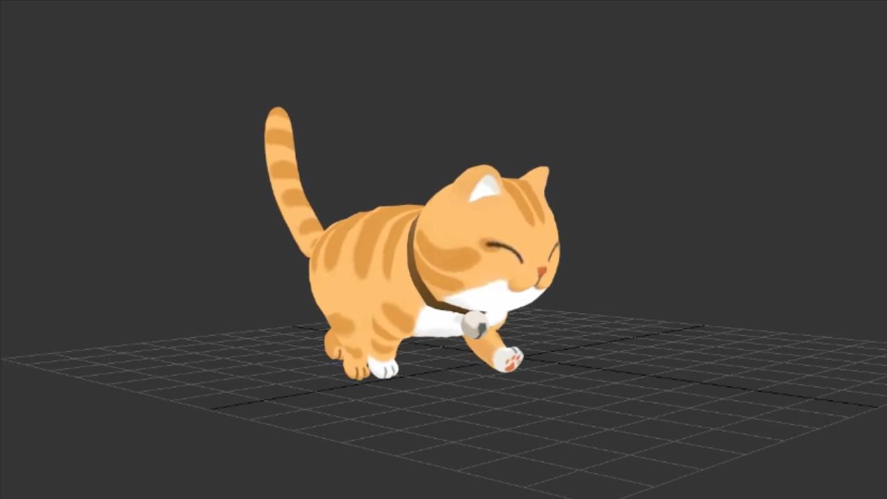 加菲猫_走