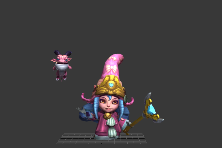 Lulu_手持法杖转圈
